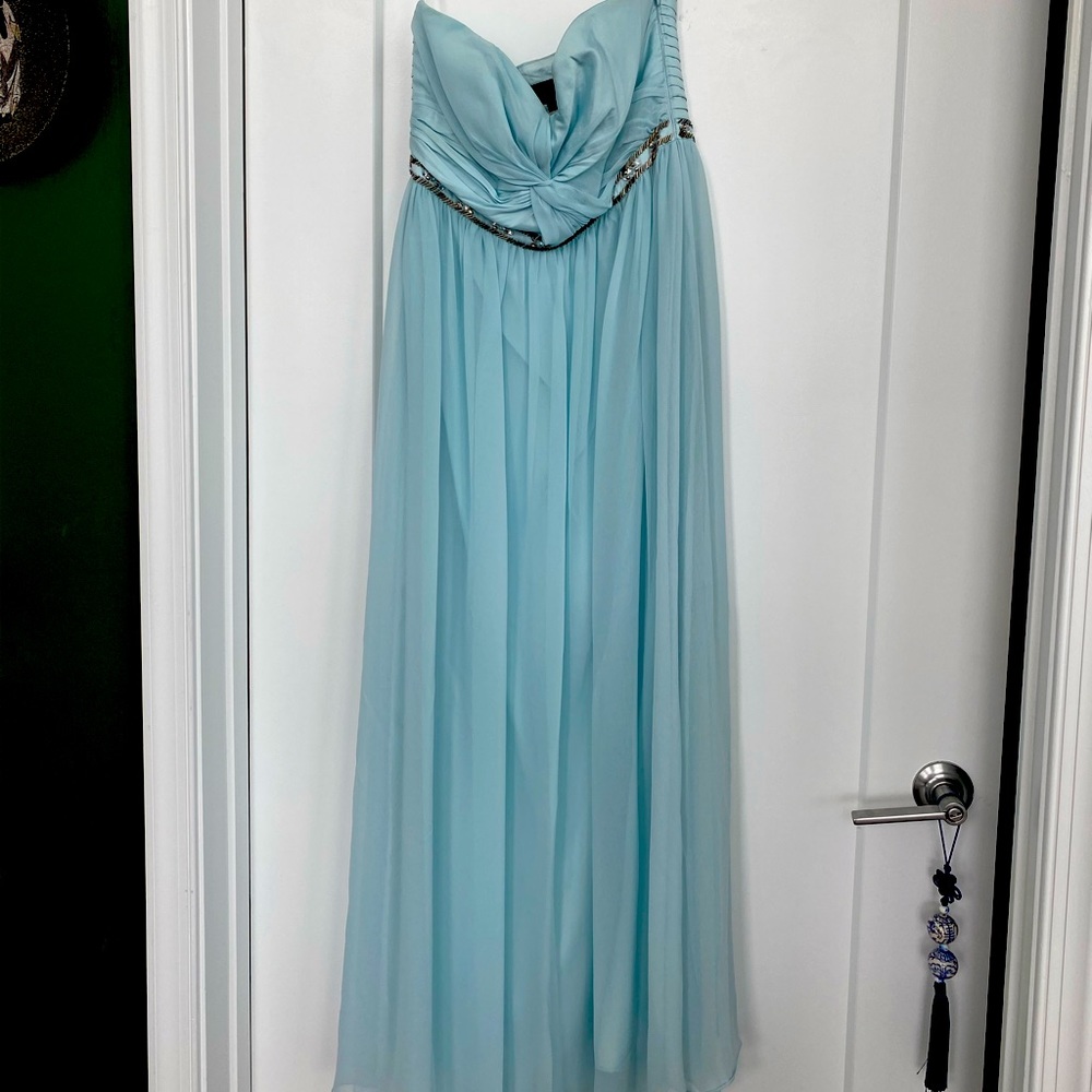 Light Blue Evening Dress
